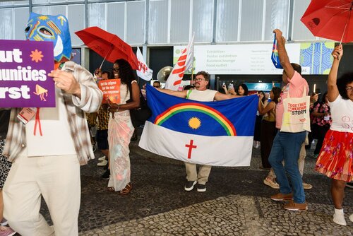 AIDS 2026, the 26th International AIDS Conference. Rio de Janeiro, Brazil.                            Wednesday, 29 July 2026.

Protest.

©️ Rogério von Krüger / IAS