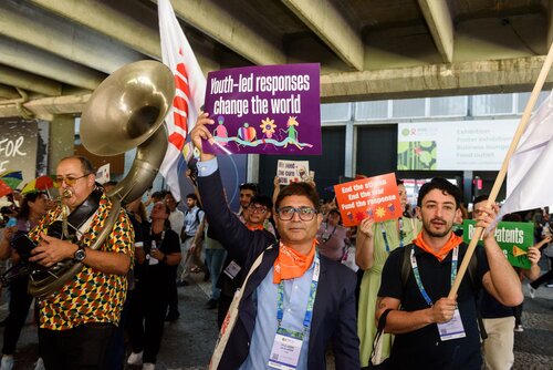 AIDS 2026, the 26th International AIDS Conference. Rio de Janeiro, Brazil.                            Wednesday, 29 July 2026.

Protest.

©️ Rogério von Krüger / IAS