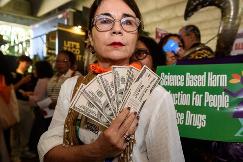 AIDS 2026, the 26th International AIDS Conference. Rio de Janeiro, Brazil.                            Wednesday, 29 July 2026.

Protest.

©️ Rogério von Krüger / IAS