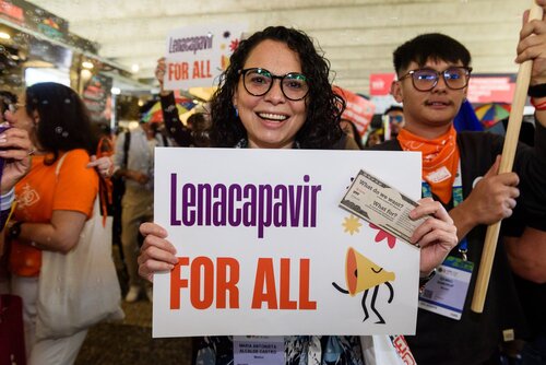 AIDS 2026, the 26th International AIDS Conference. Rio de Janeiro, Brazil.                            Wednesday, 29 July 2026.

Protest.

©️ Rogério von Krüger / IAS