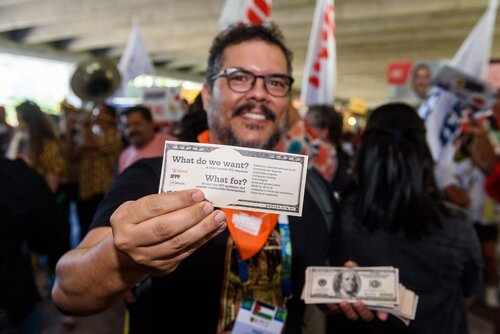 AIDS 2026, the 26th International AIDS Conference. Rio de Janeiro, Brazil.                            Wednesday, 29 July 2026.

Protest.

©️ Rogério von Krüger / IAS