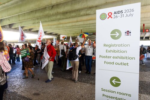 AIDS 2026, the 26th International AIDS Conference. Rio de Janeiro, Brazil.                            Wednesday, 29 July 2026.

Protest.

©️ Rogério von Krüger / IAS