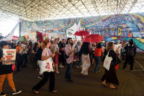 AIDS 2026, the 26th International AIDS Conference. Rio de Janeiro, Brazil.                            Wednesday, 29 July 2026.

Protest.

©️ Rogério von Krüger / IAS