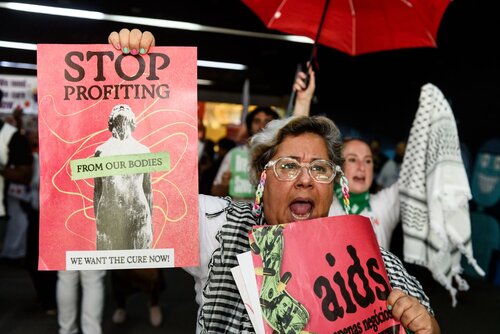 AIDS 2026, the 26th International AIDS Conference. Rio de Janeiro, Brazil.                            Wednesday, 29 July 2026.

Protest.

©️ Rogério von Krüger / IAS