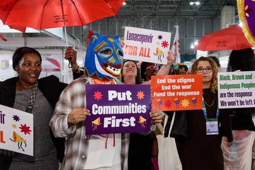 AIDS 2026, the 26th International AIDS Conference. Rio de Janeiro, Brazil.                            Wednesday, 29 July 2026.

Protest.

©️ Rogério von Krüger / IAS