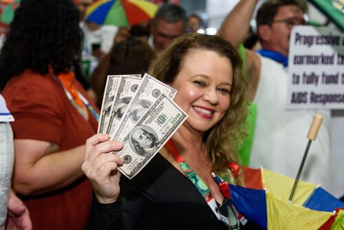 AIDS 2026, the 26th International AIDS Conference. Rio de Janeiro, Brazil.                            Wednesday, 29 July 2026.

Protest.

©️ Rogério von Krüger / IAS