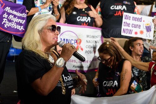 AIDS 2026, the 26th International AIDS Conference. Rio de Janeiro, Brazil.                            Wednesday, 29 July 2026.

Protest.

©️ Rogério von Krüger / IAS