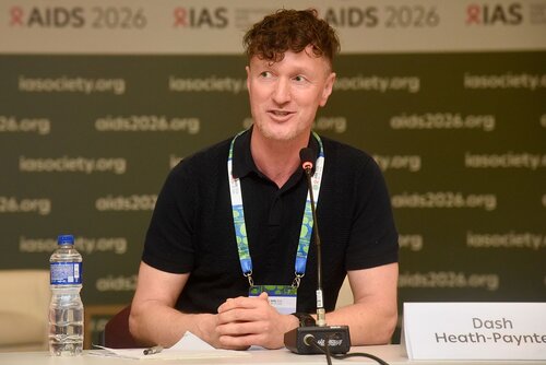 AIDS 2026, the 26th International AIDS Conference. Rio de Janeiro, Brazil.
Wednesday, 29 July 2026.

MR03. Media roundtable – Fiji: Responding to the fastest-growing epidemic in the world.
In the photos: Dash Heath-Paynter.

© Márcia Moreira / IAS.