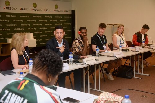 AIDS 2026, the 26th International AIDS Conference. Rio de Janeiro, Brazil.
Wednesday, 29 July 2026.

MR03. Media roundtable – Fiji: Responding to the fastest-growing epidemic in the world.
In the photos: The table.

© Márcia Moreira / IAS.