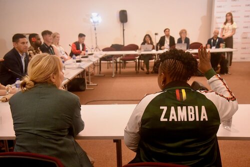 AIDS 2026, the 26th International AIDS Conference. Rio de Janeiro, Brazil.
Wednesday, 29 July 2026.

MR03. Media roundtable – Fiji: Responding to the fastest-growing epidemic in the world.
In the photos: The table.

© Márcia Moreira / IAS.