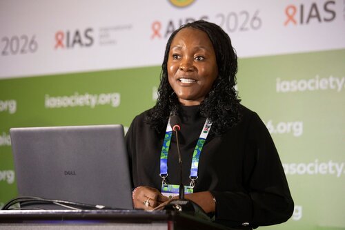 AIDS 2026, the 26th International AIDS Conference. Rio de Janeiro, Brazil.
Tuesday, 28 July 2026.

SAT34. AI and HIV: Who owns the future of public health?
In the photo: Huguette Diakabana, The Luminous Agency Inc., Congo, the Democratic Republic of the Congo.

©️ Felipe Varanda / IAS