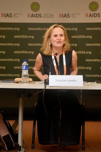 AIDS 2026, the 26th International AIDS Conference. Rio de Janeiro, Brazil.
Wednesday, 29 July 2026.

MR03. Media roundtable – Fiji: Responding to the fastest-growing epidemic in the world.
In the photos: Sharon Lewin.

© Márcia Moreira / IAS.