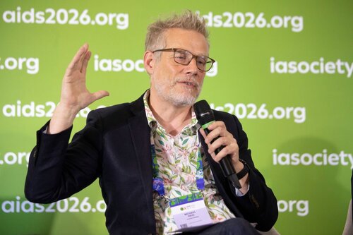 AIDS 2026, the 26th International AIDS Conference. Rio de Janeiro, Brazil.
Tuesday, 28 July 2026.

SAT34. AI and HIV: Who owns the future of public health?
In the photo: Mike Reid

©️ Felipe Varanda / IAS