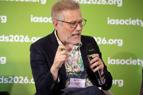 AIDS 2026, the 26th International AIDS Conference. Rio de Janeiro, Brazil.
Tuesday, 28 July 2026.

SAT34. AI and HIV: Who owns the future of public health?
In the photo: Mike Reid

©️ Felipe Varanda / IAS