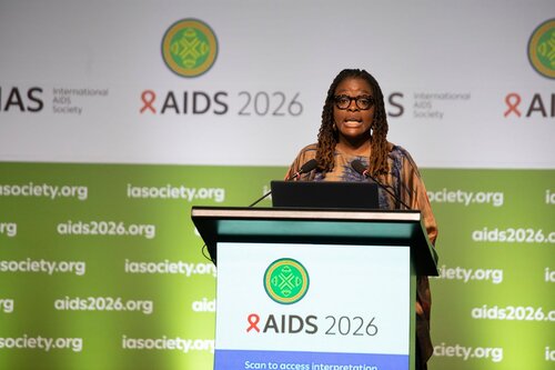 AIDS 2026, the 26th International AIDS Conference. Rio de Janeiro, Brazil.
Tuesday, 28 July 2026.

PL01. Rethink. Rebuild. Rise.
In the photo: Wame Jallow, Shuga Global

©️ Felipe Varanda / IAS