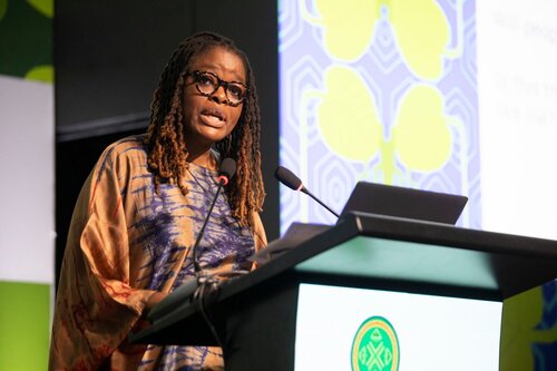 AIDS 2026, the 26th International AIDS Conference. Rio de Janeiro, Brazil.
Tuesday, 28 July 2026.

PL01. Rethink. Rebuild. Rise.
In the photo: Wame Jallow, Shuga Global

©️ Felipe Varanda / IAS