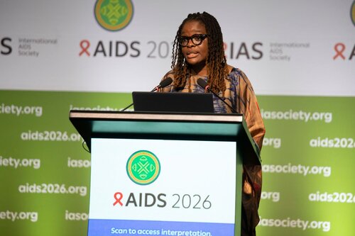 AIDS 2026, the 26th International AIDS Conference. Rio de Janeiro, Brazil.
Tuesday, 28 July 2026.

PL01. Rethink. Rebuild. Rise.
In the photo: Wame Jallow, Shuga Global

©️ Felipe Varanda / IAS