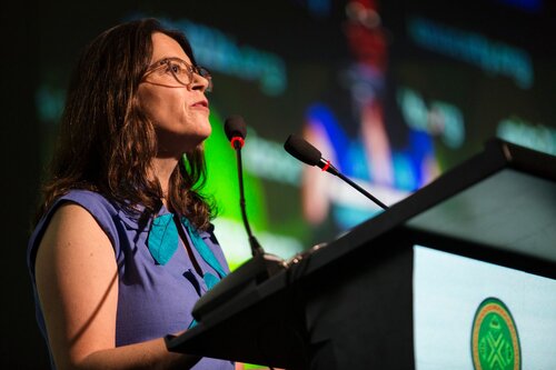 AIDS 2026, the 26th International AIDS Conference. Rio de Janeiro, Brazil.
Monday, 27 July 2026

OP01. Opening Session
In the photo: Claudia Cortes, Regional Chair

©️ Andréa Testoni / IAS
