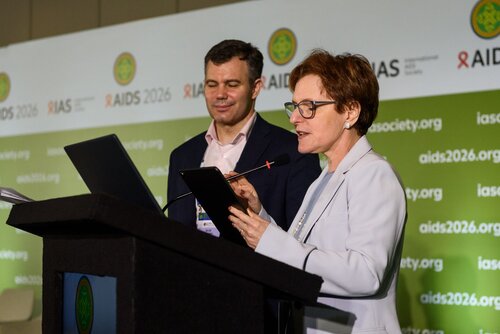 AIDS 2026, the 26th International AIDS Conference. Rio de Janeiro, Brazil.                            Wednesday, 29 July 2026.

SY14. Me and My Healthcare Provider award ceremony.
In the photo: Beatriz Grinsztejn.                                                                       
                                      
©️ Rogério von Krüger / IAS