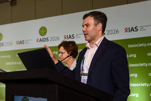AIDS 2026, the 26th International AIDS Conference. Rio de Janeiro, Brazil.                            Wednesday, 29 July 2026.

SY14. Me and My Healthcare Provider award ceremony.
In the photo: Silas Holland..                                                                       
                                      
©️ Rogério von Krüger / IAS