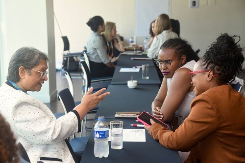 AIDS 2026, the 26th International AIDS Conference. Rio de Janeiro, Brazil.
Wednesday, 29 July 2026.

SMWIS. Let her wise: Speed mentoring for young women in science.
In the photos: Mentors and mentees interacting.

© Márcia Moreira / IAS.