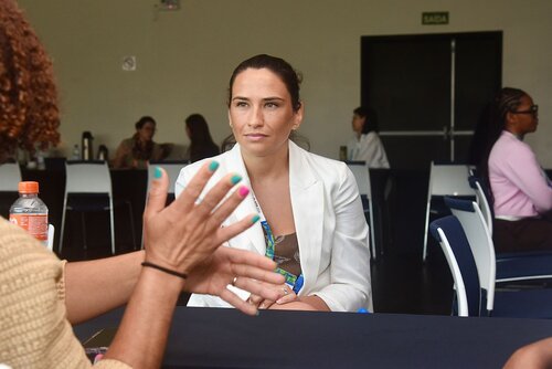 AIDS 2026, the 26th International AIDS Conference. Rio de Janeiro, Brazil.
Wednesday, 29 July 2026.

SMWIS. Let her wise: Speed mentoring for young women in science.
In the photos: Mentors and mentees interacting.

© Márcia Moreira / IAS.