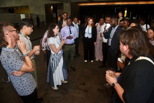 AIDS 2026, the 26th International AIDS Conference. Rio de Janeiro, Brazil.
Tuesday, 28 July 2026.

CPNET. Cross programme networking session.

© Márcia Moreira / IAS.