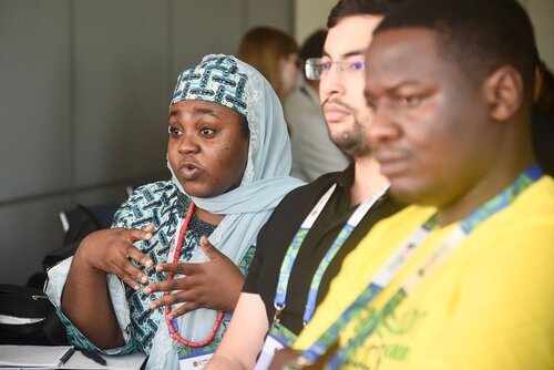 AIDS 2026, the 26th International AIDS Conference. Rio de Janeiro, Brazil.
Tuesday, 28 July 2026.

YLQA. Young leaders Q&A with AIDS 2026 speakers.
In the photos: Young leaders and speakers interacting.

© Márcia Moreira / IAS.