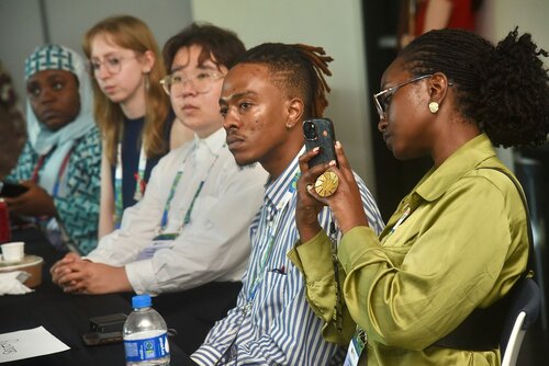 AIDS 2026, the 26th International AIDS Conference. Rio de Janeiro, Brazil.
Tuesday, 28 July 2026.

YLQA. Young leaders Q&A with AIDS 2026 speakers.
In the photos: Young leaders and speakers interacting.

© Márcia Moreira / IAS.