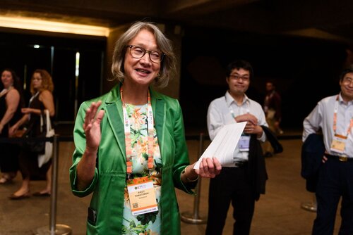 AIDS 2026, the 26th International AIDS Conference. Rio de Janeiro, Brazil.                            Wednesday, 29 July 2026.

CPPNET. IAS Corporate Partnership Programme.     In the photo: Birgit Poniatowski.     

©️ Rogério von Krüger / IAS