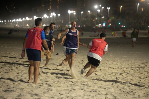 AIDS 2026, the 26th International AIDS Conference. Rio de Janeiro, Brazil.
Wednesday, 29 July 2026.

THGT. Tackle HIV rugby with Gareth Thomas on Ipanema beach.

© Felipe Varanda / IAS