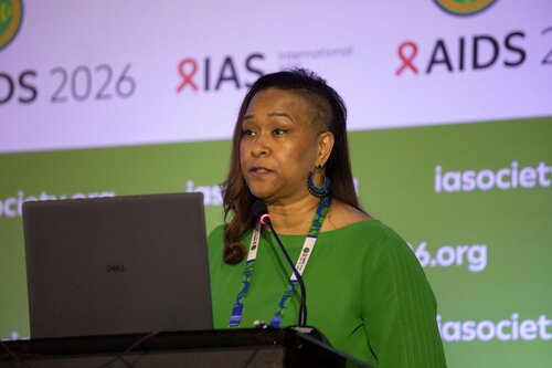 AIDS 2026, the 26th International AIDS Conference. Rio de Janeiro, Brazil.
Wednesday, 29 July 2026.

SAT35. The future of HIV service delivery is…simplification, self-care, integration, and AI in practice.
In the photo: Solange Baptiste, International Treatment Preparedness Coalition (ITPC), South Africa.

©️ Felipe Varanda / IAS