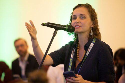 AIDS 2026, the 26th International AIDS Conference. Rio de Janeiro, Brazil.
Wednesday, 29 July 2026.

SAT35. The future of HIV service delivery is…simplification, self-care, integration, and AI in practice.
In the photo: Audience asking questions.

©️ Felipe Varanda / IAS
