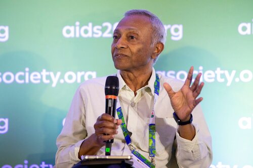AIDS 2026, the 26th International AIDS Conference. Rio de Janeiro, Brazil.
Wednesday, 29 July 2026.

SAT35. The future of HIV service delivery is…simplification, self-care, integration, and AI in practice.
In the photo: Yogan Pillay.

©️ Felipe Varanda / IAS