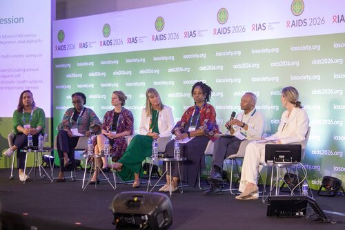 AIDS 2026, the 26th International AIDS Conference. Rio de Janeiro, Brazil.
Wednesday, 29 July 2026.

SAT35. The future of HIV service delivery is…simplification, self-care, integration, and AI in practice.
In the photo: Panellists.

©️ Felipe Varanda / IAS