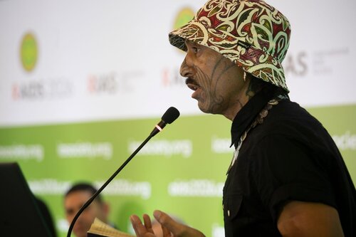 AIDS 2026, the 26th International AIDS Conference. Rio de Janeiro, Brazil.
Wednesday, 29 July 2026.

SY15. Strong spirits, healthy futures: Focus on the HIV response among Indigenous people.
In the photo: Tawhanga NOPERA
Body Positive NZ Inc, Positive Women NZ, Toitu te Ao, Tu Tama Wahine o Taranaki, New Zealand.

© Felipe Varanda / IAS