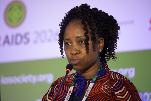 AIDS 2026, the 26th International AIDS Conference. Rio de Janeiro, Brazil.
Wednesday, 29 July 2026.

SAT35. The future of HIV service delivery is…simplification, self-care, integration, and AI in practice.
In the photo: Tsitsi Apollo, MINISTRY OF HEALTH AND CHILD CARE, Zimbabwe.

©️ Felipe Varanda / IAS