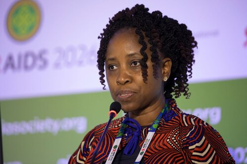 AIDS 2026, the 26th International AIDS Conference. Rio de Janeiro, Brazil.
Wednesday, 29 July 2026.

SAT35. The future of HIV service delivery is…simplification, self-care, integration, and AI in practice.
In the photo: Tsitsi Apollo, MINISTRY OF HEALTH AND CHILD CARE, Zimbabwe.

©️ Felipe Varanda / IAS
