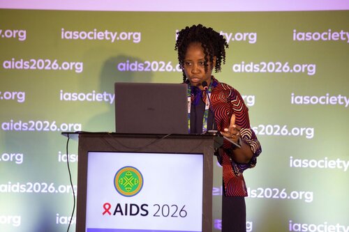 AIDS 2026, the 26th International AIDS Conference. Rio de Janeiro, Brazil.
Wednesday, 29 July 2026.

SAT35. The future of HIV service delivery is…simplification, self-care, integration, and AI in practice.
In the photo: Tsitsi Apollo, MINISTRY OF HEALTH AND CHILD CARE, Zimbabwe.

©️ Felipe Varanda / IAS