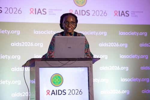 AIDS 2026, the 26th International AIDS Conference. Rio de Janeiro, Brazil.
Wednesday, 29 July 2026.

SAT35. The future of HIV service delivery is…simplification, self-care, integration, and AI in practice.
In the photo: Izukanji Sikazwe Sikaulu, The Global Fund, Switzerland.

©️ Felipe Varanda / IAS