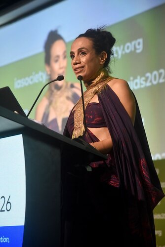 AIDS 2026, the 26th International AIDS Conference. Rio de Janeiro, Brazil.
Wednesday, 29 July 2026.

PL02. The future of HIV prevention.
In the photo: Amanita Calderón-Cifuéntes.

© Márcia Moreira / IAS.
