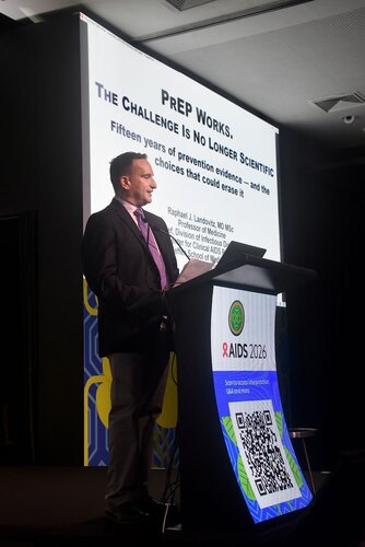 AIDS 2026, the 26th International AIDS Conference. Rio de Janeiro, Brazil.
Wednesday, 29 July 2026.

PL02. The future of HIV prevention.
In the photo: Raphael Landovitz.

© Márcia Moreira / IAS.