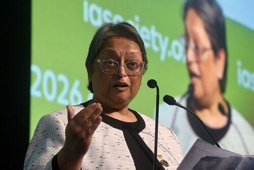 AIDS 2026, the 26th International AIDS Conference. Rio de Janeiro, Brazil.
Wednesday, 29 July 2026.

PL02. The future of HIV prevention.
In the photo: Quarraisha Abdool Karim.

© Márcia Moreira / IAS.
