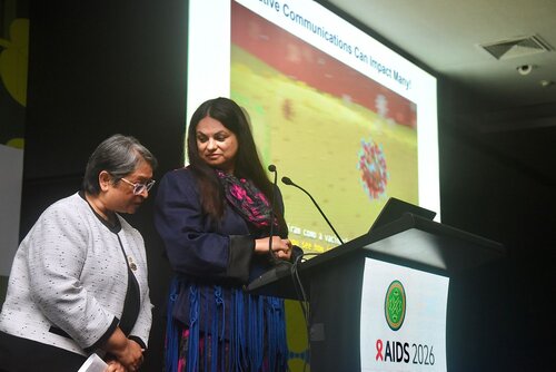 AIDS 2026, the 26th International AIDS Conference. Rio de Janeiro, Brazil.
Wednesday, 29 July 2026.

PL02. The future of HIV prevention.
In the photo: Sandhya Vasan.

© Márcia Moreira / IAS.