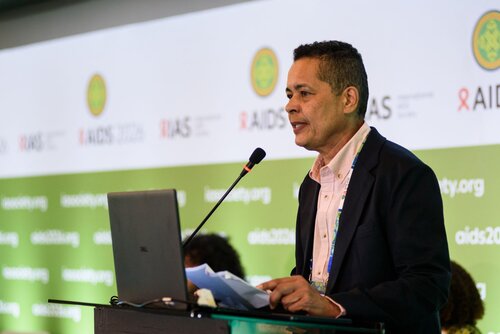 AIDS 2026, the 26th International AIDS Conference. Rio de Janeiro, Brazil.
Thursday, 30 July 2026.

MM03. IAS Regional Members' Meeting: United States and Canada.
In the photo: Asa Radix.

©️ Rogério von Krüger / IAS