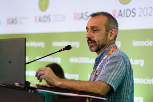 AIDS 2026, the 26th International AIDS Conference. Rio de Janeiro, Brazil.
Thursday, 30 July 2026.

MM04. IAS Regional Members' Meeting: Latin America and the Caribbean.
In the photo: Omar Sued.

©️ Rogério von Krüger / IAS