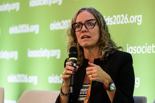 AIDS 2026, the 26th International AIDS Conference. Rio de Janeiro, Brazil.
Thursday, 30 July 2026.

MM04. IAS Regional Members' Meeting: Latin America and the Caribbean.
In the photo: Brenda Crabtree.

©️ Rogério von Krüger / IAS