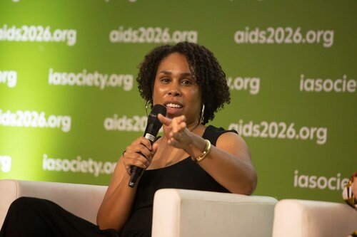 AIDS 2026, the 26th International AIDS Conference. Rio de Janeiro, Brazil.
Thursday, 30 July 2026.

SS02. Racism as a driver of HIV: From lived experience to structural change.
In the photo: Oni Blackstock, Health Justice.

© Felipe Varanda / IAS