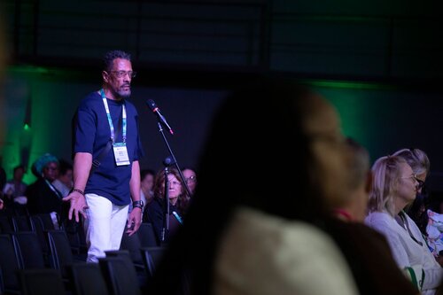 AIDS 2026, the 26th International AIDS Conference. Rio de Janeiro, Brazil.
Thursday, 30 July 2026.

SS02. Racism as a driver of HIV: From lived experience to structural change.
In the photo: Question by the audience.

© Felipe Varanda / IAS