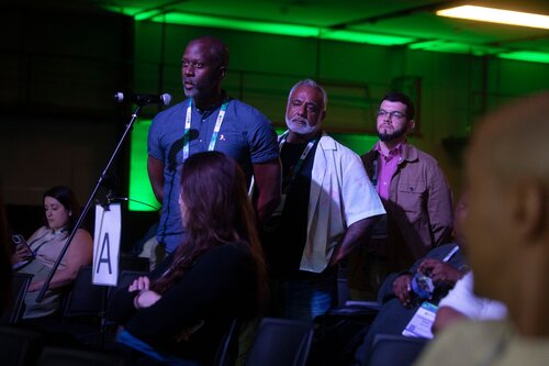 AIDS 2026, the 26th International AIDS Conference. Rio de Janeiro, Brazil.
Thursday, 30 July 2026.

SS02. Racism as a driver of HIV: From lived experience to structural change.
In the photo: Question by the audience.

© Felipe Varanda / IAS
